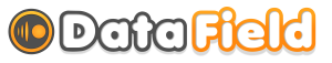 logo datafield avec texte fond transparent