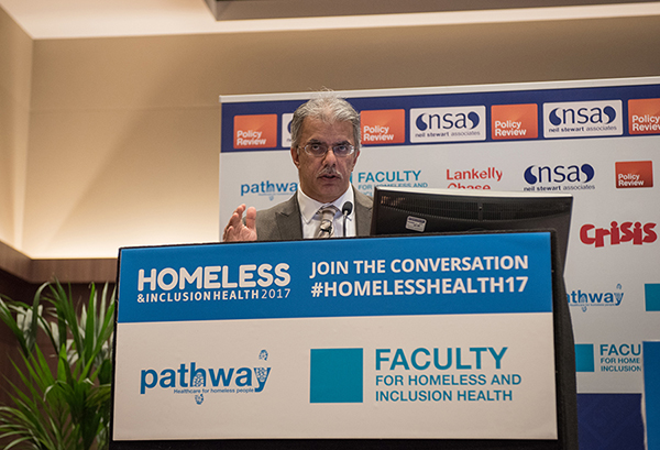 Dr Arvind Madan addresses Homeless Health 2017